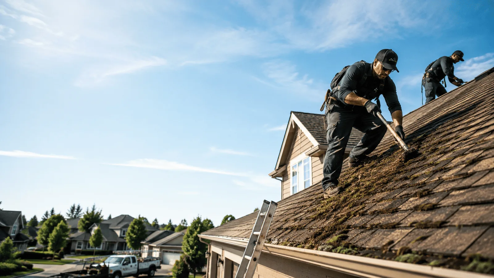 Roof Moss Removal in Pepperell, MA near me